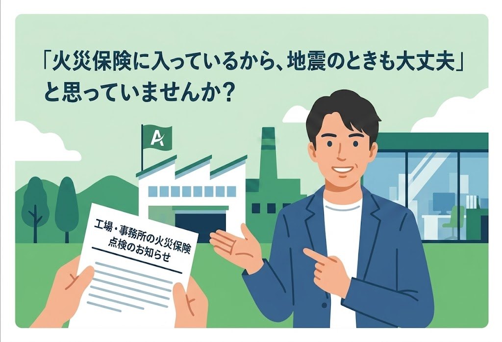 「火災保険に入っているから、地震のときも大丈夫」と思っていませんか。